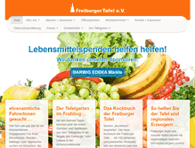 Tablet Screenshot of freiburger-tafel.de